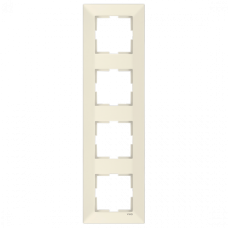 Четверта вертикальна рамка VIKO Meridian Крем (90979014)
